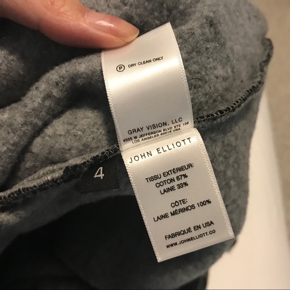 JOHN ELLIOTT Season 8 Cotton Wool Textured Joggers - Picture 5 of 6